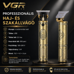 Gravírozott férfi hajvágó (VGR Retro T típusú) (BBV) (BBL)