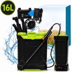 Akkumulátoros háti permetező 3 különböző fejjel – 16L (BBRLB1736)