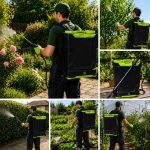Akkumulátoros háti permetező 3 különböző fejjel – 16L (BBRLB1736)