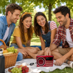 Klasszikus mini hordozható JOC FM rádió és zenelejátszó - USB+SD kártya bemenettel (BBL)