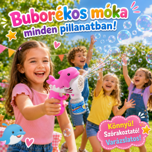 Aranyos delfines automata buborékfújó pisztoly (BBJ) 2 (2)