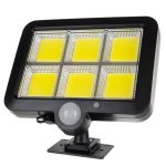 100 LED-es szürkület- és mozgásérzékelős, kültéri szolár lámpa (BBL)