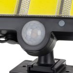 100 LED-es szürkület- és mozgásérzékelős, kültéri szolár lámpa (BBL)