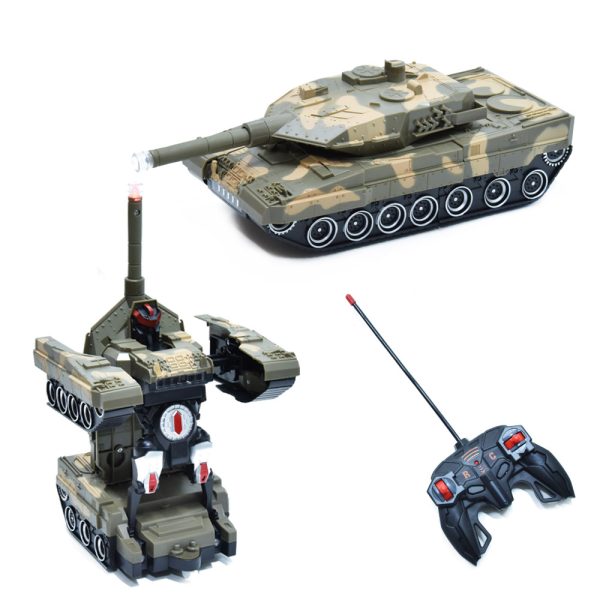 Robottá alakuló távirányítós tank gyerekeknek – harckocsi transformers (BBJ)
