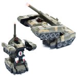 Robottá alakuló távirányítós tank gyerekeknek – harckocsi transformers (BBJ)