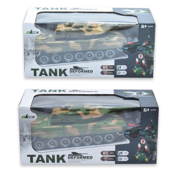 Robottá alakuló távirányítós tank gyerekeknek – harckocsi transformers (BBJ)