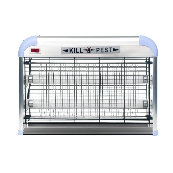 20W Nagyméretű elektromos rovarcsapda UV fénnyel - fehér (MT-020) (BBV)