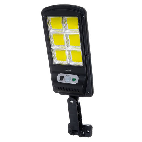 120 COB LED napelemes lámpa sötétedés érzékelővel és távirányítóval (BBV)