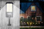 120 COB LED napelemes lámpa sötétedés érzékelővel és távirányítóval (BBV)