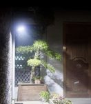 120 COB LED napelemes lámpa sötétedés érzékelővel és távirányítóval (BBV)