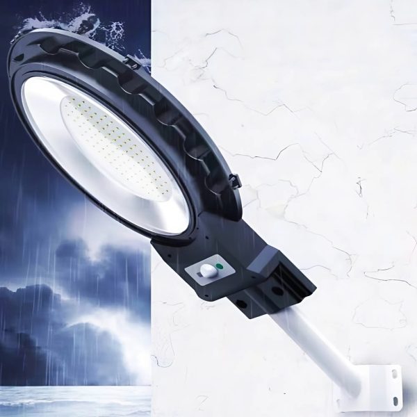 120W napelemes LED térvilágító lámpa – mozgásérzékelővel és távirányítóval (BBV)