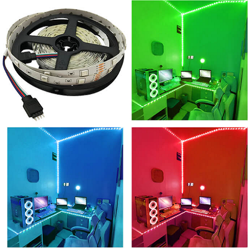 15 méteres Wifi-s RGB LED szalag szett - telefonnal illetve távirányítóval is vezérelhető (BBV)