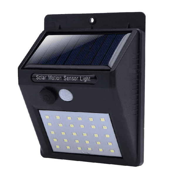 E.B. napelemes mozgásérzékelős szolár lámpa - 20 LED (BBL)