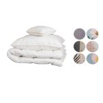 1+1 4 évszak natúr paplan szett - paplannal, nagypárnával, kispárnával (BBA)