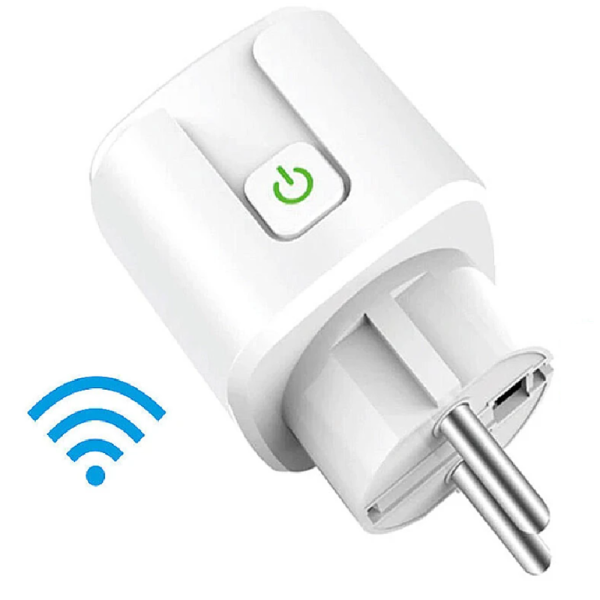 WiFi smart aljzat - Alexa, Google Home és SmartThings Kompatibilis, Energiafogyasztás méréssel - 16A (BBV)