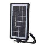 8W teljesítményű 5 töltőfejes szolár panel - 18 x 30 cm napelemes töltő panel (BBV)