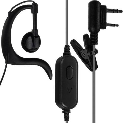 2 darabos Walkie Talkie szett zseblámpával, fülhallgatóval, 3-5 km-es hatótávolság (BBV)