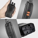 2 darabos Walkie Talkie szett zseblámpával, fülhallgatóval, 3-5 km-es hatótávolság (BBV)