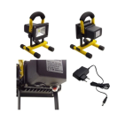 1+1 db 30 wattos hordozható LED reflektor, 6 x 4200mAh akkumulátor(12600mAh) (BBL)