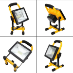 1+1 db 30 wattos hordozható LED reflektor, 6 x 4200mAh akkumulátor(12600mAh) (BBL)