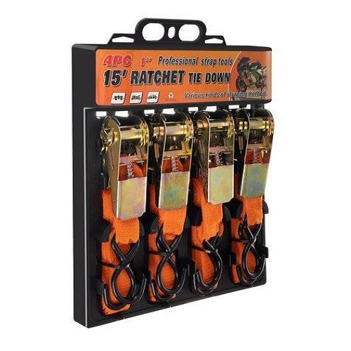 4 darabos racsnis spanifer készlet – 600-700 kg teherbírás, 410 x 2,5 cm (BBL)