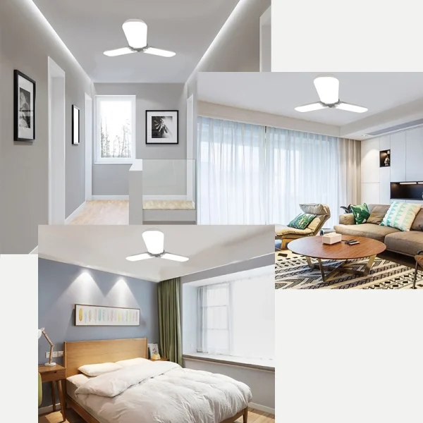 45 W háromágú energiatakarékos LED lámpa / E27 foglalat (BBL)