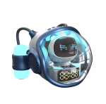 M60 Intelligens Space Astronauta vezeték nélküli akkumulátoros hangszó ébresztőóra RGB lámpával (BBD) (FX)