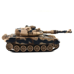 4 irányú távirányítós harci tank játék – forgó toronnyal, zenével és LED világítással, masszív kialakítás XJ13-6 (BBJ)