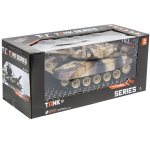 4 irányú távirányítós harci tank játék – forgó toronnyal, zenével és LED világítással, masszív kialakítás XJ13-6 (BBJ)