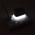 40 LED-es olvasólámpa, tolltartóval és telefontartóval - 3 világítási móddal (BBV)