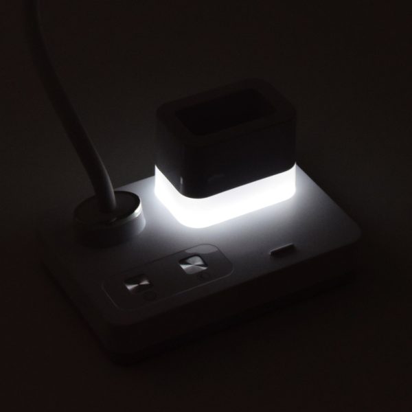 40 LED-es olvasólámpa, tolltartóval és telefontartóval - 3 világítási móddal (BBV)