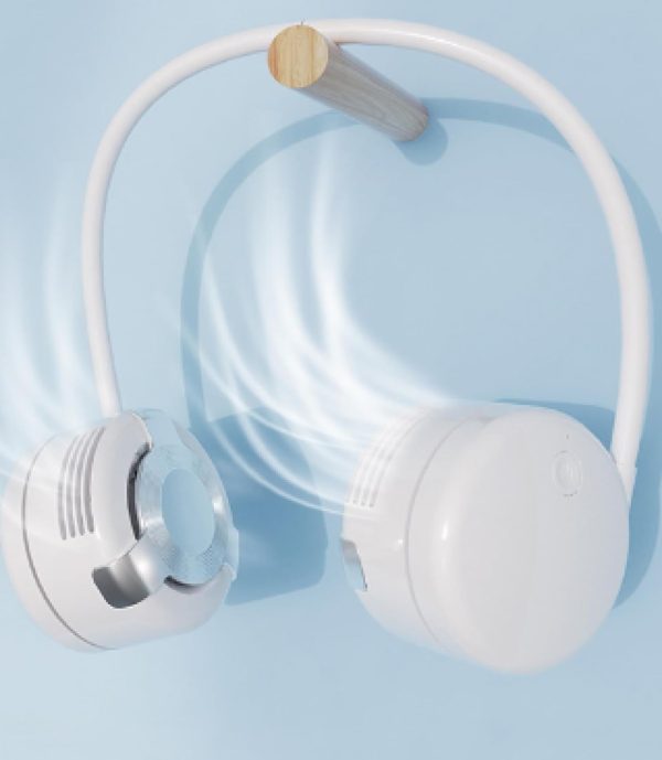 Praktikus akkus, nyakba akasztós ventilátor szabadtéri sportoláshoz és túrázáshoz (BBD)