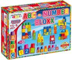 Maxi blocks 64 db-os óriás lego készlet felragasztható betűkkel és számokkal - 1,5 éves kortól (BBJ)