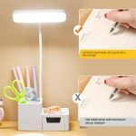 40 LED-es olvasólámpa, tolltartóval és telefontartóval - 3 világítási móddal (BBV)