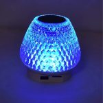 GIBOX G5S 2in1 kristály alakú okos lámpa - USB-ről tölthető, felakasztható party lámpa Bluetooth hangszóróval (THM)