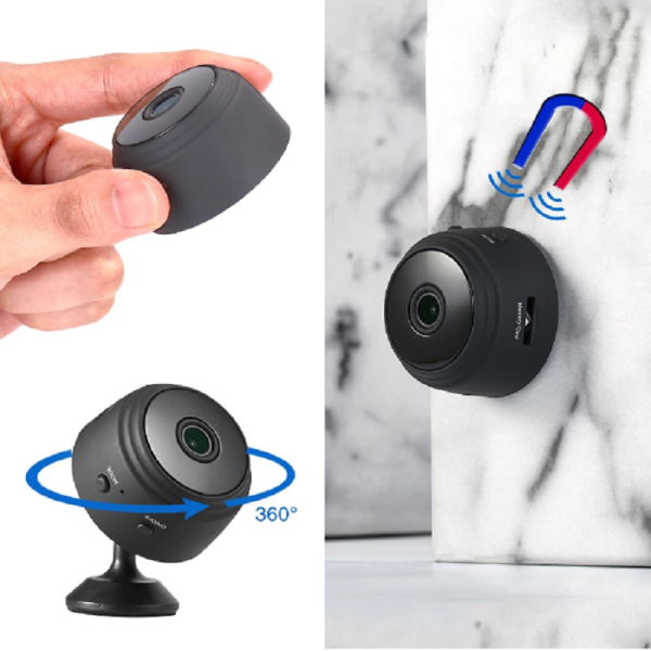 A9 Mini HD kamera, Wifi kapcsolattal - Applikáción nézhető élőkép / mágneses rögzítéssel (BBD)