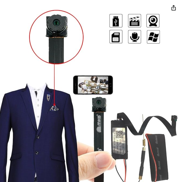 AHD akkumulátoros 1080P Wifis extra mini kamera - helyezd el bárhová, garantáltan nem veszi észre senki (BBV)