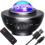 GALAXIS projector - csillagos ég party lámpa távirányító+hangszóró BLUETOOTH (BBJ) (BBV)