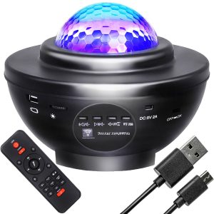 GALAXIS projector - csillagos ég party lámpa távirányító+hangszóró BLUETOOTH (BBJ) (BBV)