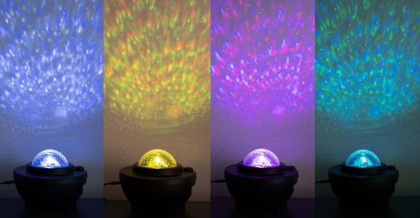 GALAXIS projector - csillagos ég party lámpa távirányító+hangszóró BLUETOOTH (BBJ) (BBV)