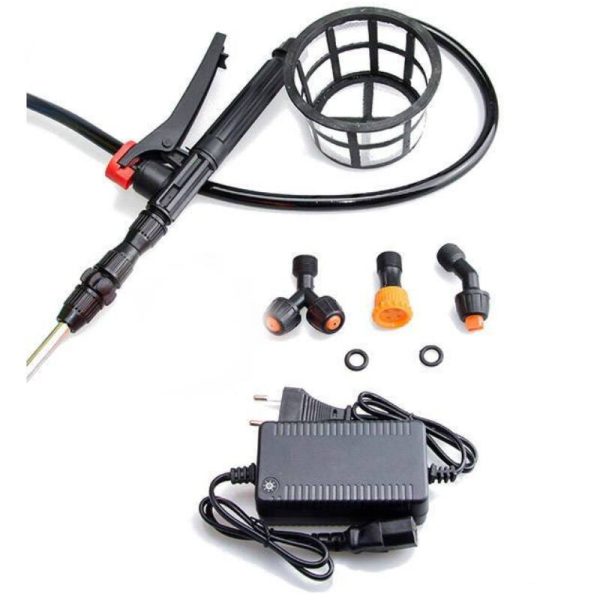 Akkumulátoros háti permetező 3 különböző fejjel – 16L (BBV)