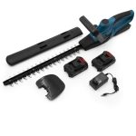 Akkumulátoros sövényvágó - biztonsági fékkel és ütközésgátlóval felszerelt, 6000 mAh, 36V (BBV)