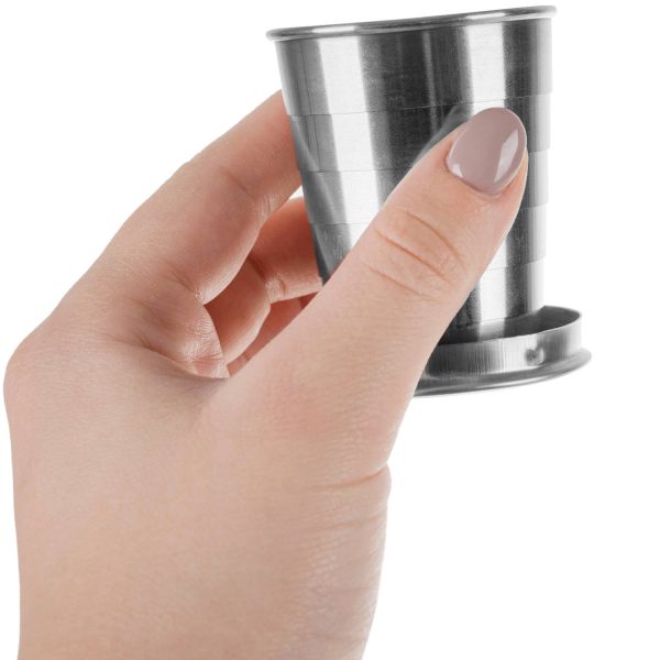 2in1 összecsukható, mini pohár és kulcstartó - max 80 ml (BBL)