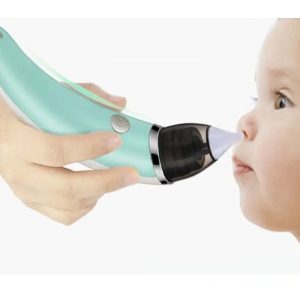 Állítható szívóerővel és szűrővel ellátott elektromos orrszívó készülék kisgyermekeknek 5