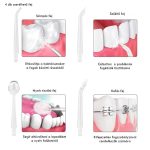 Aqua sensitive szájzuhany – 4 extra fejjel a kíméletes, alapos szájhigiéniáért (BBM) (BBV)