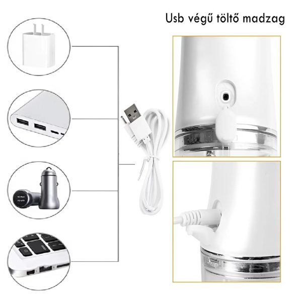 Aqua sensitive szájzuhany – 4 extra fejjel a kíméletes, alapos szájhigiéniáért (BBM) (BBV)