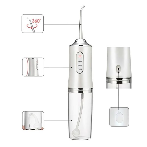 Aqua sensitive szájzuhany – 4 extra fejjel a kíméletes, alapos szájhigiéniáért (BBM) (BBV)