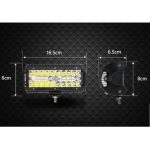 Autós LED reflektor - 120W 165mm IP68 10-30V (THM) (BBD)