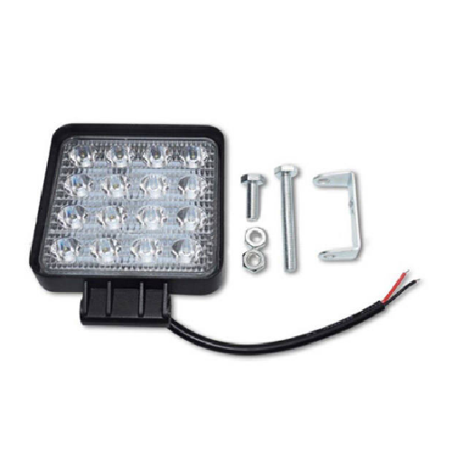 Szögletes alakú autós LED reflektor - 48W, IP67, 12-36V (BBD)