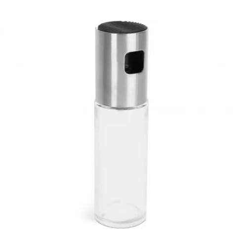 BBQ olaj- és ecetpermetező spray – rozsdamentes acél és üveg, 100 ml – precíz adagolás és stílusos dizájn (BBM) (BBKM)